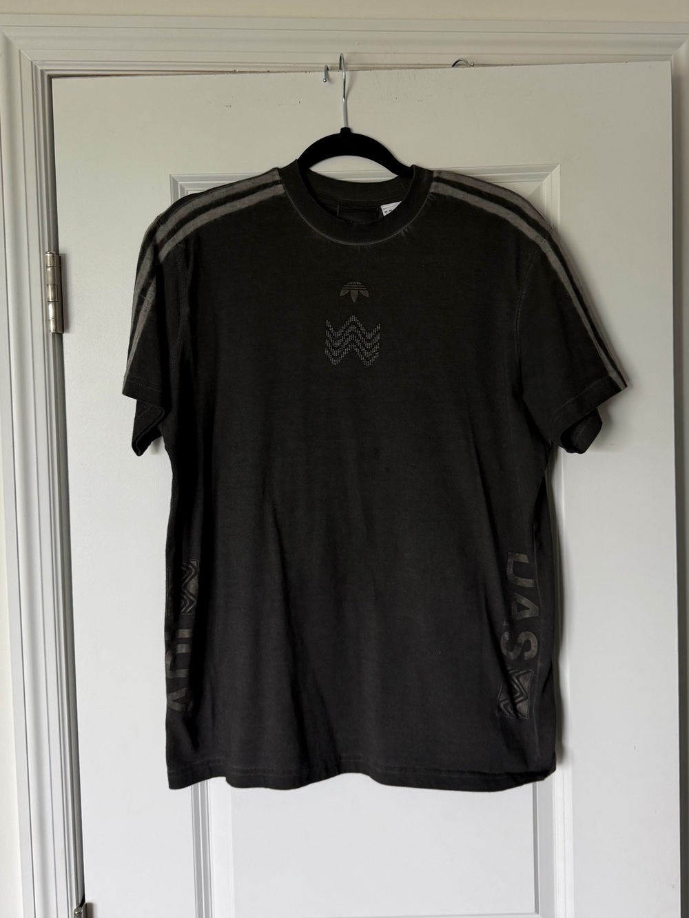 adidas x Alexander Wang Bleach Black Short Sleeve Tee